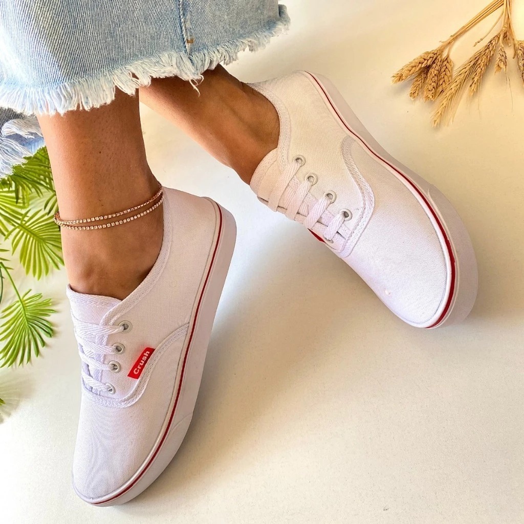 Tênis Feminino Crush Confortável Leve Macio Dia a Dia