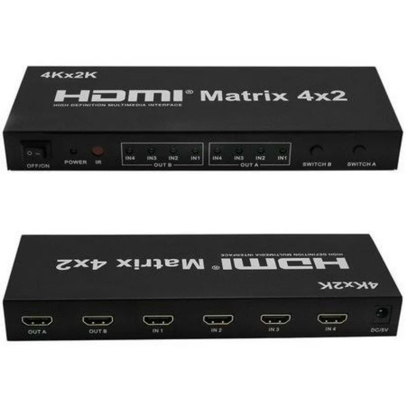 Switch matrix HDMI 4x2 2.0 4k em Oferta na Shopee
