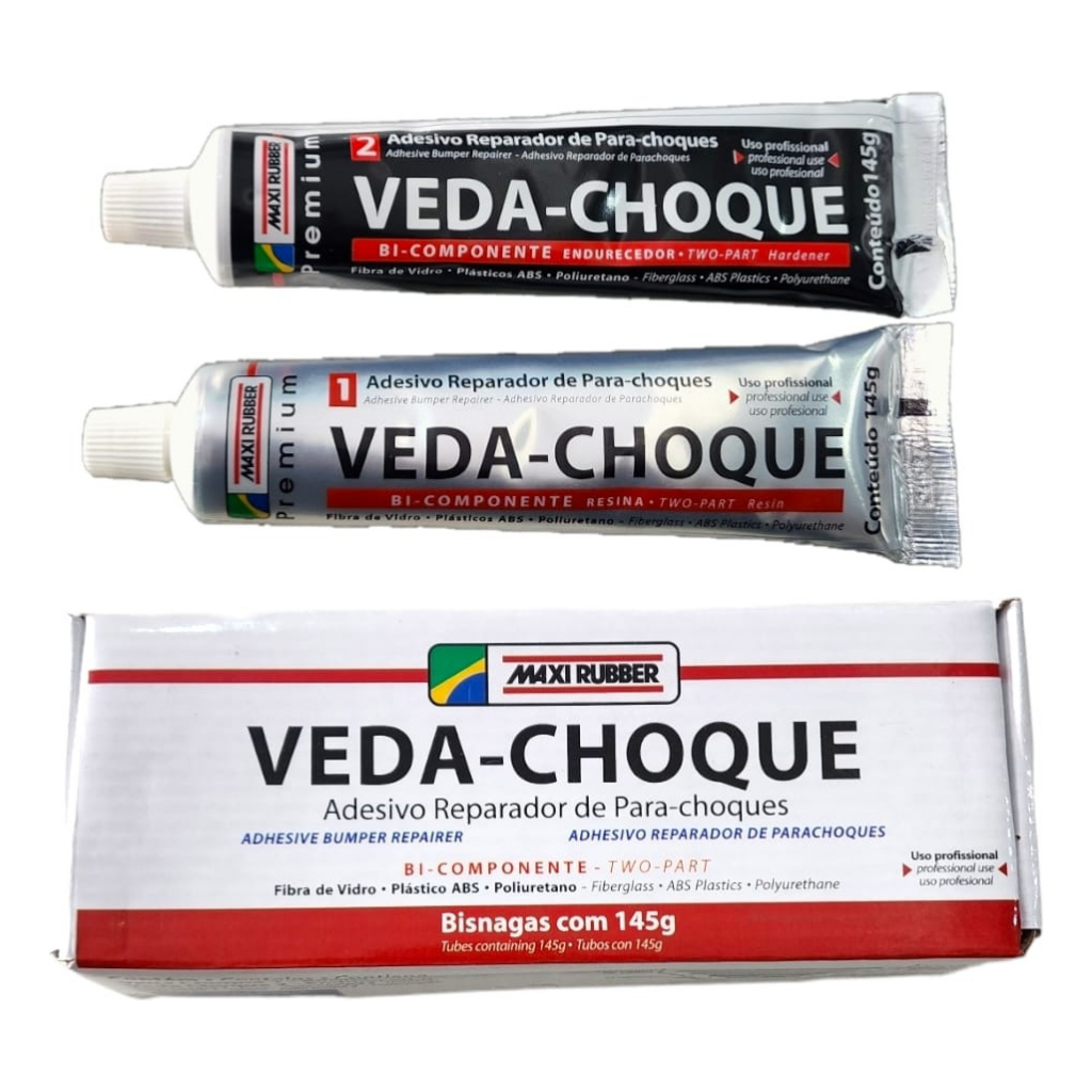 Veda Choque 290gr Cola Para Plásticos Maxi Rubber Oferta