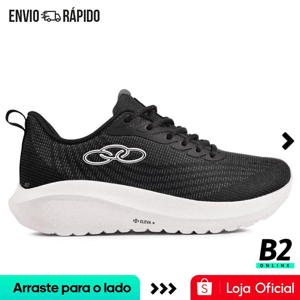 Tênis Olympikus Acqua Feminino Preto Original Com Nota Fiscal e Garantia de Fábr