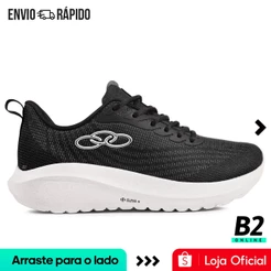 Tênis Olympikus Acqua Feminino Preto Original Com Nota Fiscal e Garantia de Fábrica