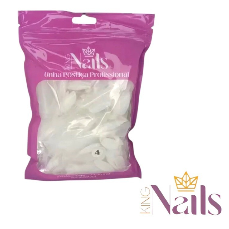 Postica Almond Natural 504 unidades (KN2001N) - King Nails