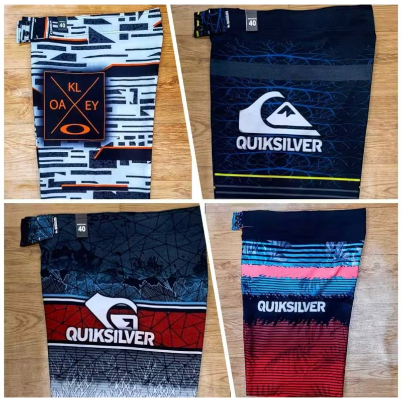 KIT 6 BERMUDAS MASCULINAS ESTAMPADAS ELASTANO TACTEL SURFE PRAIA ACADEMIA SURF CASUAL POLIÉSTER E ELASTANO TECIDO MOLE