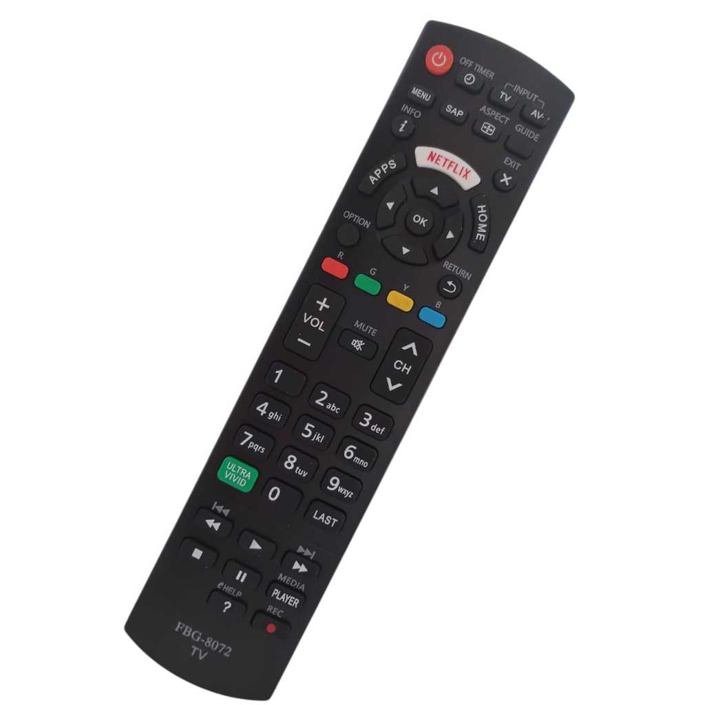 Controle Remoto Compativel Tv Panasonic Smart TC-L32C3 / TC-L32E3 FBG-8072Controle Remoto Compativel Tv Panasonic Smart