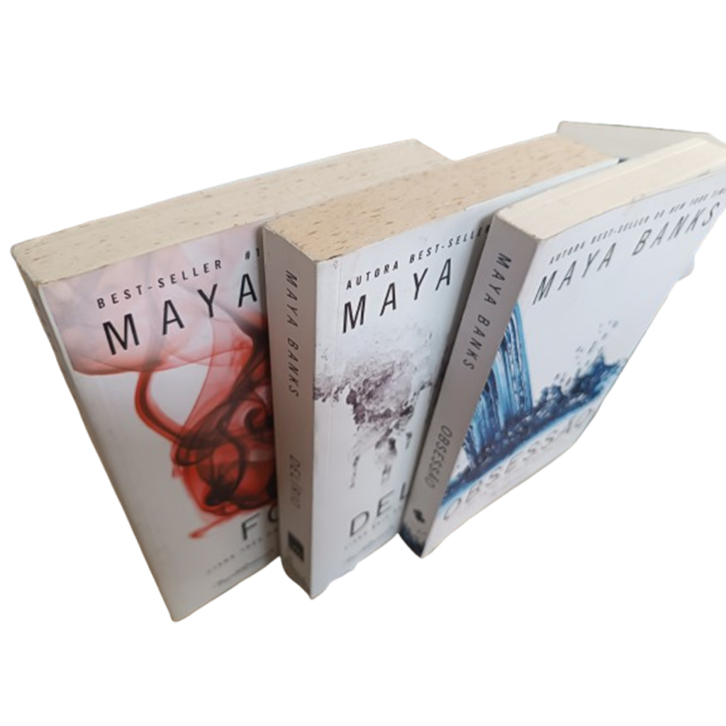 LIVROS OBSESSÃO - DELIRIO - FOGO - MAYA BANKS KIT C 3 LIVROS DA SÉRIE GRÁTIS 1 FILME EM DVD LEIA DIREITO A DESCRIÇÃO