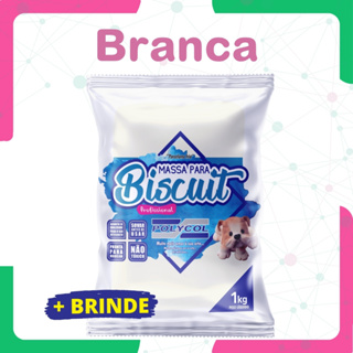 Massa De Biscuit Branca Polycol 1 Kg - Massa Premium Profissional em Oferta na Shopee