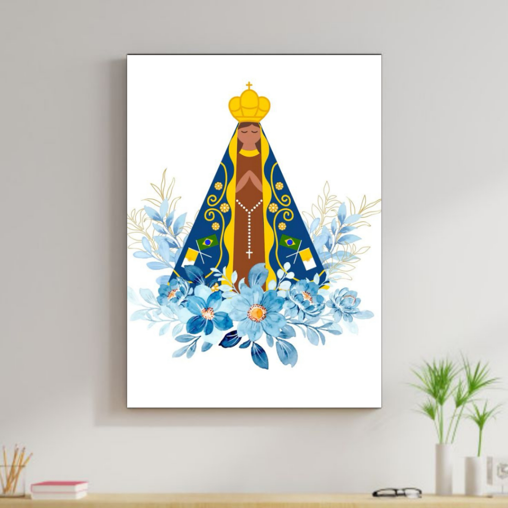 Quadro Placa Decorativa Nossa Senhora Aparecida 11