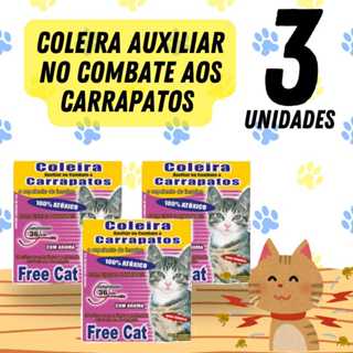 3UN Coleira Gato Anti Carrapato Cachorro Anti Pulgas Para Seu Pet em Oferta na Shopee