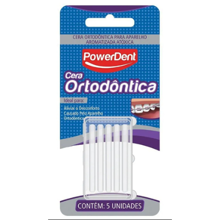 Detalhes do Cera Ortodontica Powerdent Com 5 Unidades