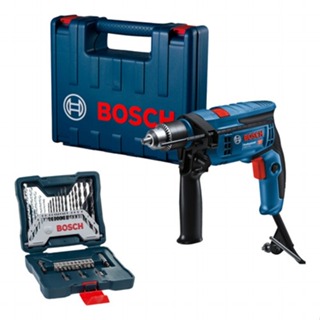 Furadeira Impacto Parafusadeira Bosch GSB 13 RE 750w 220v + Brocas e Bits X-Line 33 PCs + Maleta em Oferta na Shopee