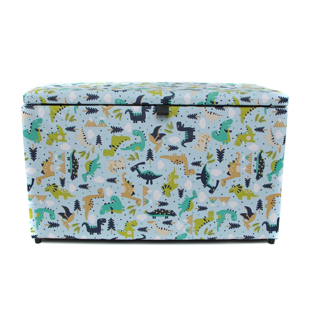 puff bau decorativo organizador porta objetos 70cm courino e suede