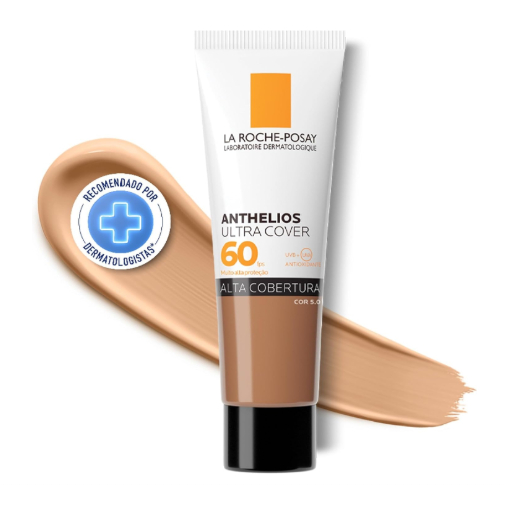 Protetor Solar Facial La Roche‑Posay Anthelios Ultra Cover com Cor 5.0 FPS 60 – 30 g