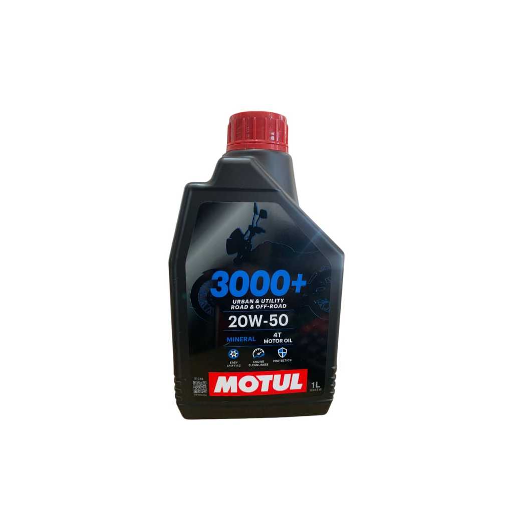 Oleo Motul 3000+ 20w50 4tempos Titan / Fan 125 150 Cb250 Twister Xre300 Tornado Falcon  1 litro