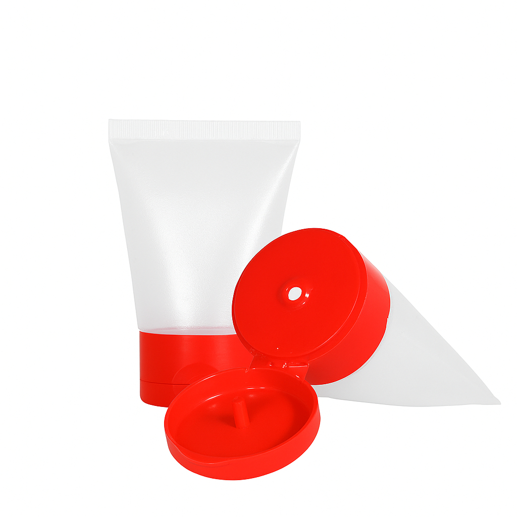 60 Bisnagas 30 ml c/ tampa Flip-top - P/ creme hidratante cosmeticos - potinhos frasco lembrancinhas em Oferta na Shopee