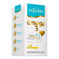 Omega 3 1000mg Equaliv Com 180 Cápsulas Em Gel