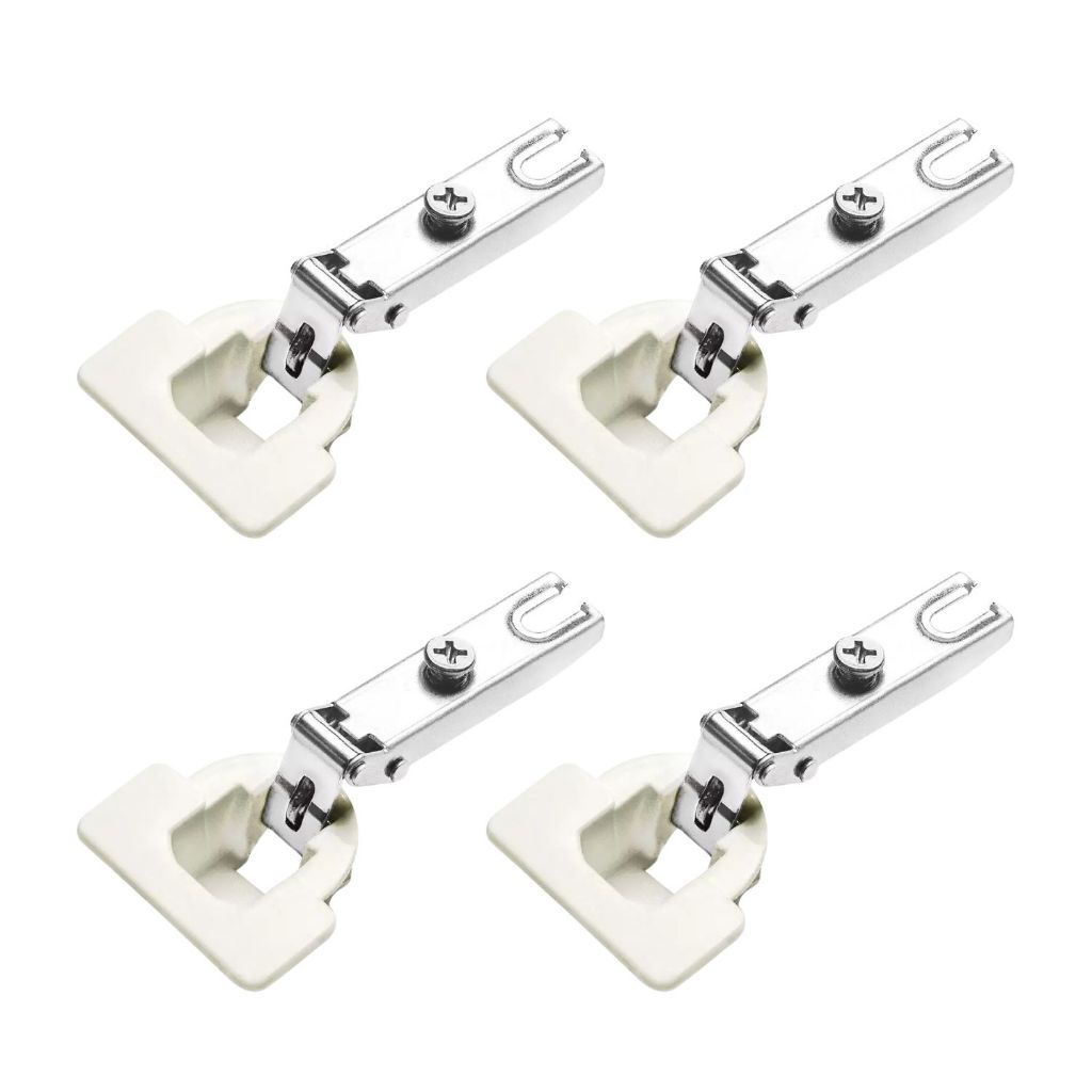 Kit 4 Dobradiça Itatiaia Plástica Reta - Dobradiça para Porta - Para Porta de Armário de Aço