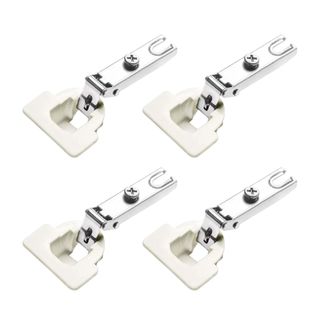 Kit 4 Dobradiça Itatiaia Plástica Reta - Dobradiça para Porta - Para Porta de Armário de Aço