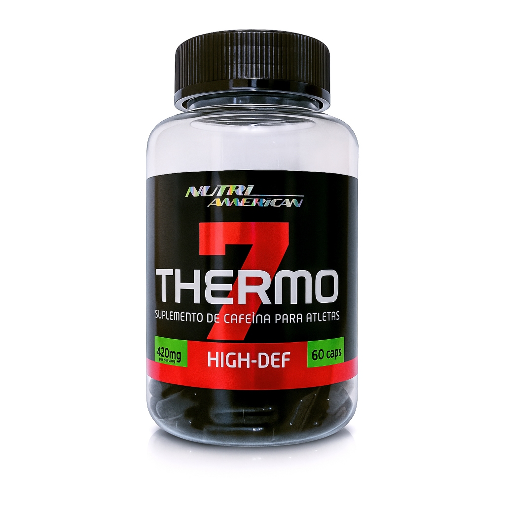 Termogenico Cafeina 420mg Thermo 7 Concentrado - Nutri American