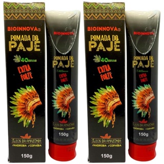 Kit 2 Pomada do Pajé 40 Ervas Extra Forte 150g - Bioinnova em Oferta na Shopee