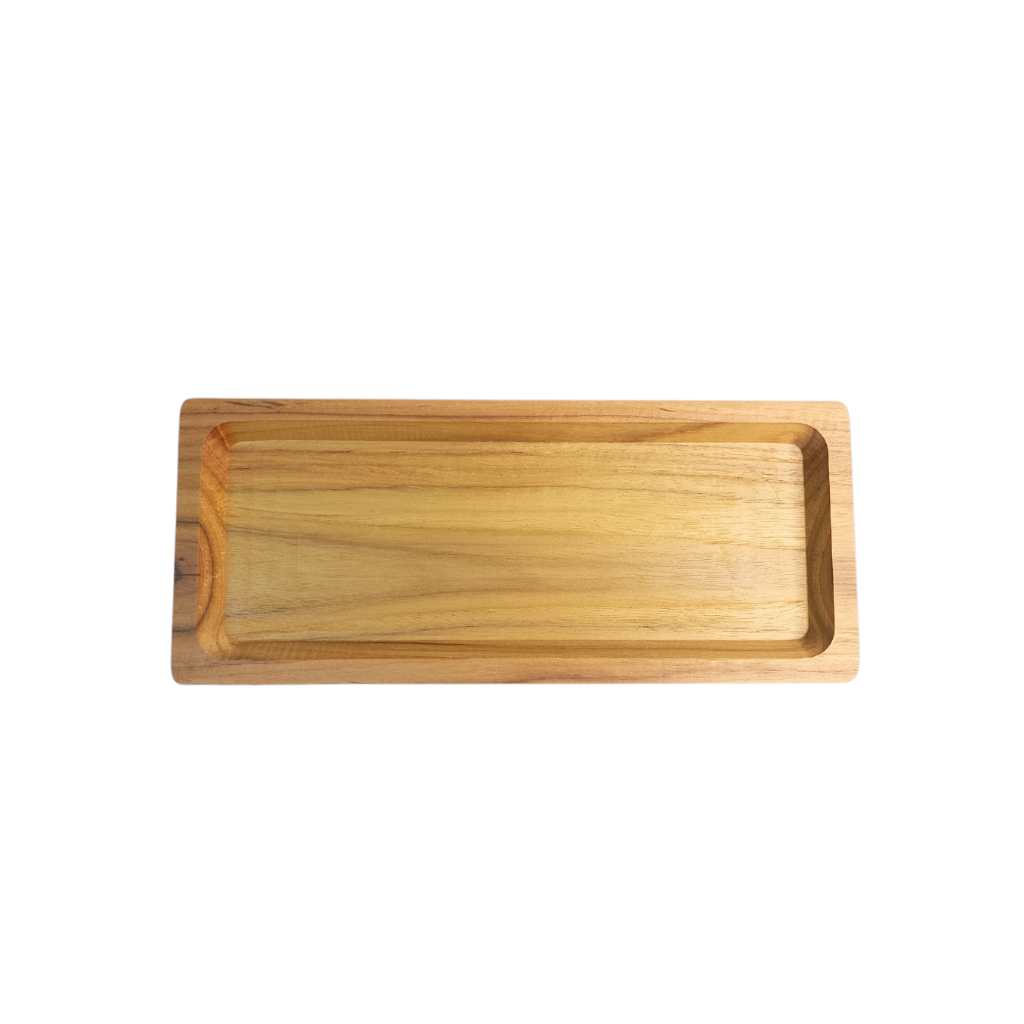 KIT COM 3 GAMELAS TAMANHO GRANDE PARA SERVIR FRIOS APERITIVOS CARNES SUSHI FEITA EM MADEIRA TECA