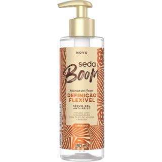 Finalizador Capilar Seda Boom Sérum Gel Definição Flexível 190ml em Oferta na Shopee