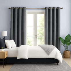 Cortina Blackout PVC Corta 100% a Luz 2,80 m x 2,30 m para Sala, Escritorio, Quarto