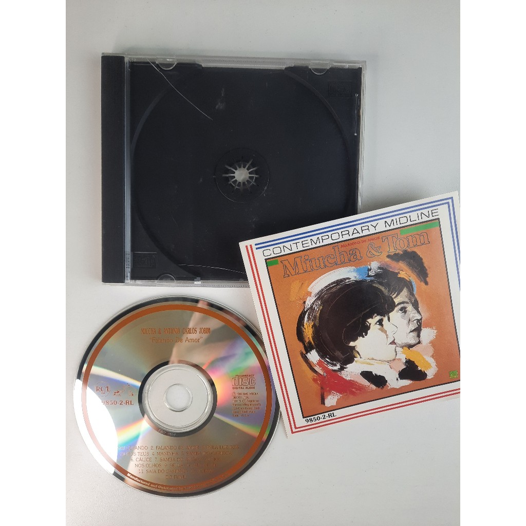 CD Miucha E Antonio Carlos Jobim Falando de Amor 1988 Raro