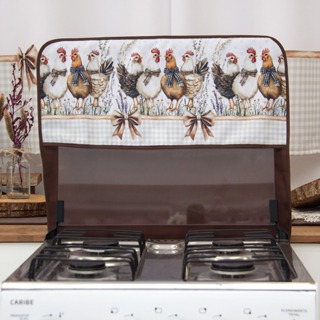 01 Capa p/ Tampa - Para  Fogão 5/6 Bocas. Estampa Galinha Digital em Oferta na Shopee