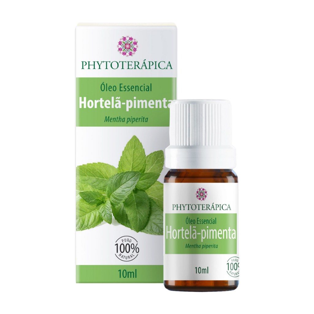 Phytoterápica Óleo Essencial Hortelã-Pimenta 10ml – Alívio, Frescor e Clareza Mental Natural - Home & Living