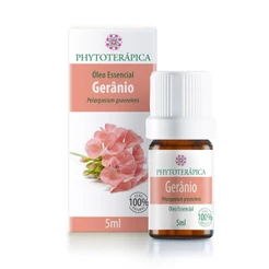Phytoterápica Óleo Essencial de Gerânio 5ml – Equilíbrio Emocional e Cuidado com a Pele