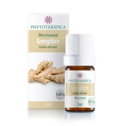 Phytoterápica Óleo Essencial de Gengibre 5ml – Energia, Circulação e Alívio de Dores Musculares