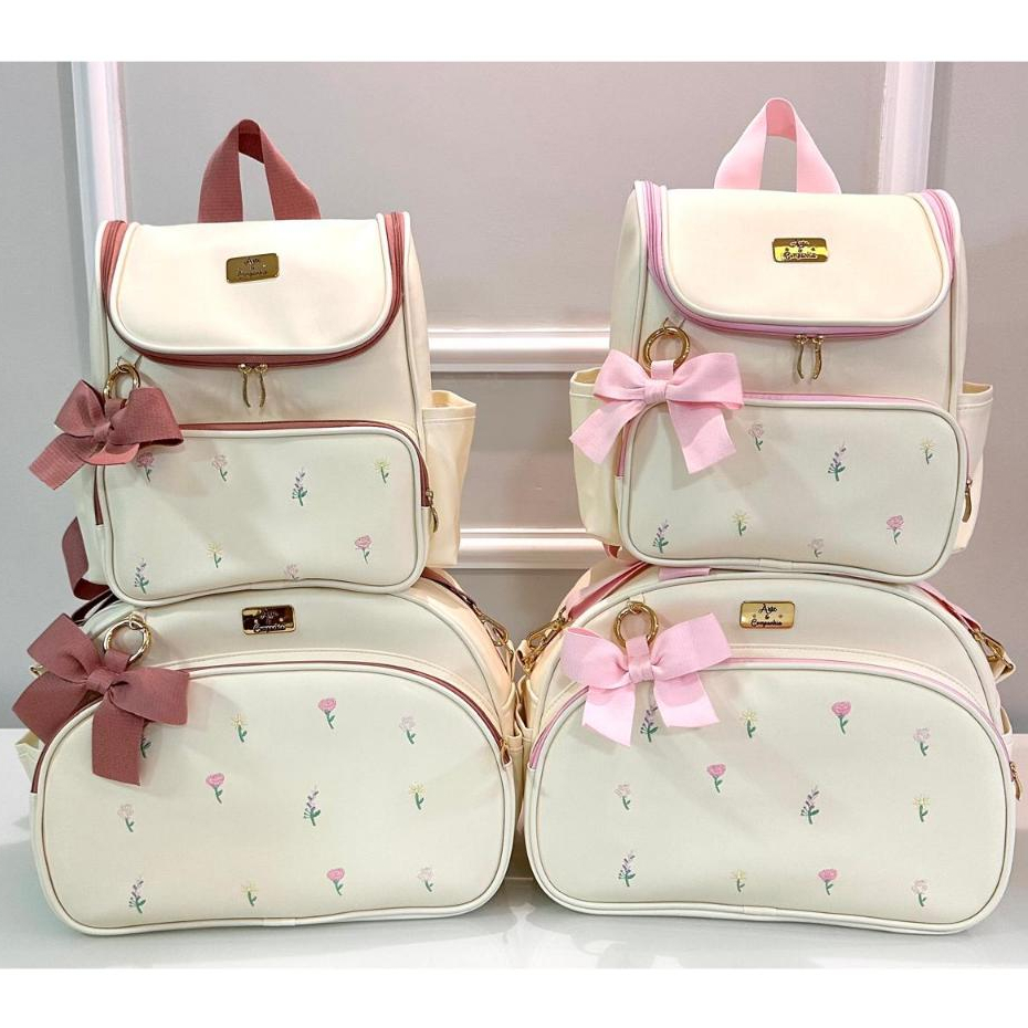 CONJ.BOLSA COM MOCHILA MARANATA-FLOR