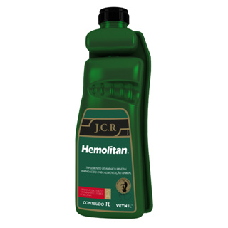 Hemolitan JCR - 1 litro - VETNIL em Oferta na Shopee