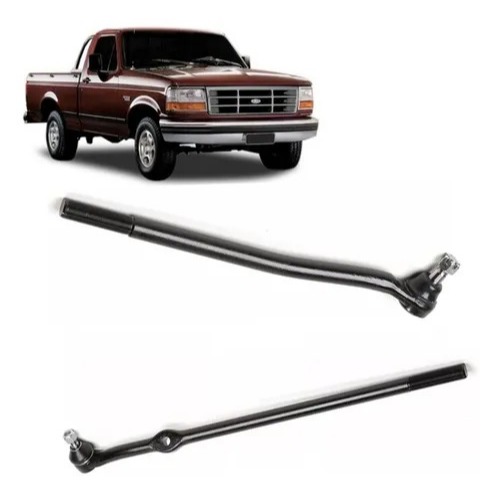 Kit Terminal Direção Para Ford F1000 4x2 1992 93 94 95 96 97 98 Longo