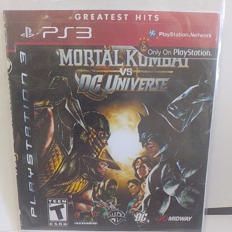 mortal Kombat jogo mídia física ps3