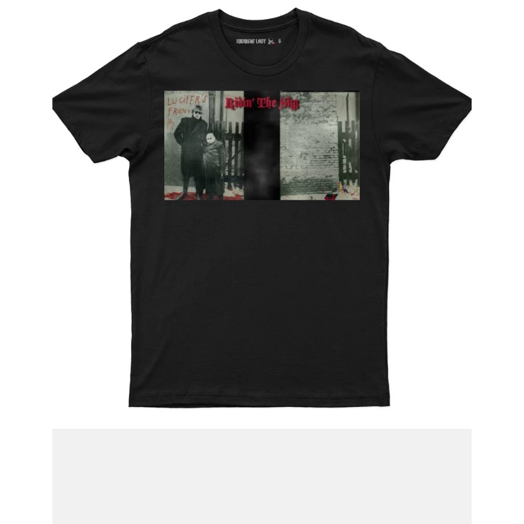 Camiseta LUCIFER'S FRIEND - RIDIN' THE SKY HARD ROCK 70s BUDGIE DTF ALTA QUALIDADE ROCK PLUS SIZE