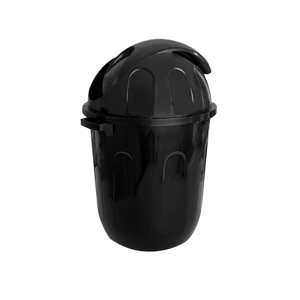 Cesto/Lixeira Basculante 40 Litros – Preto em Oferta na Shopee