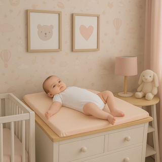 Trocador de Fraldas Cômoda Bebê 100% Impermeável Siliconizado Slim 66x44x2 em Oferta na Shopee