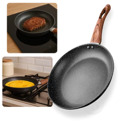 Frigideira Cerâmica para Fogão de Indução Cooktop Fogão A Gás Cozinha Antiaderente SuperFlon MTA