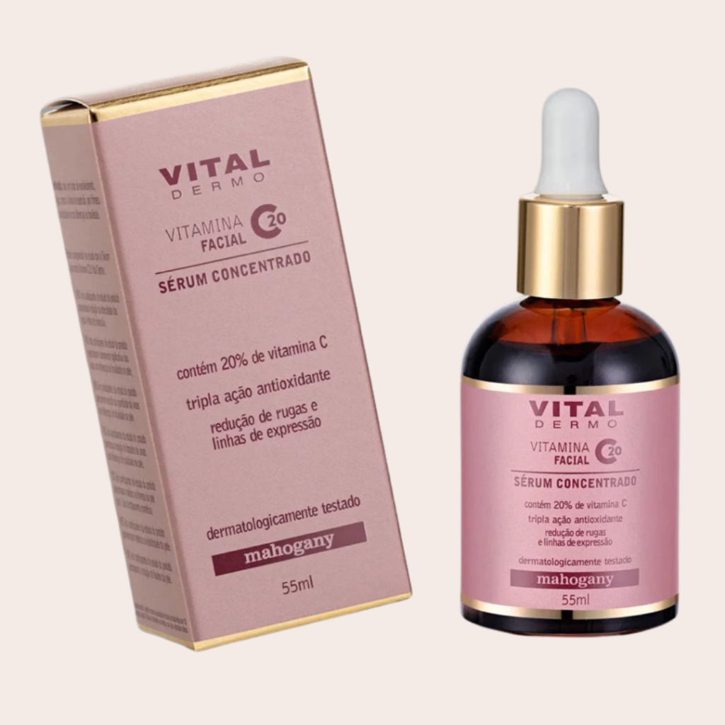 Sérum Facial Concentrado Vitamina C20 Vital Dermo Mahogany 55ml