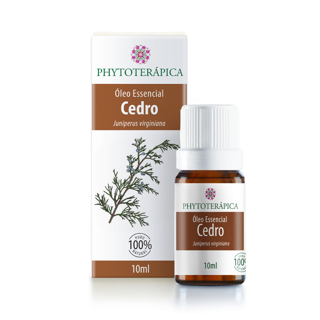 Phytoterápica Óleo Essencial Cedro 10ml – Natural – Aromaterapia, Equilíbrio e Fortalecimento em Oferta na Shopee