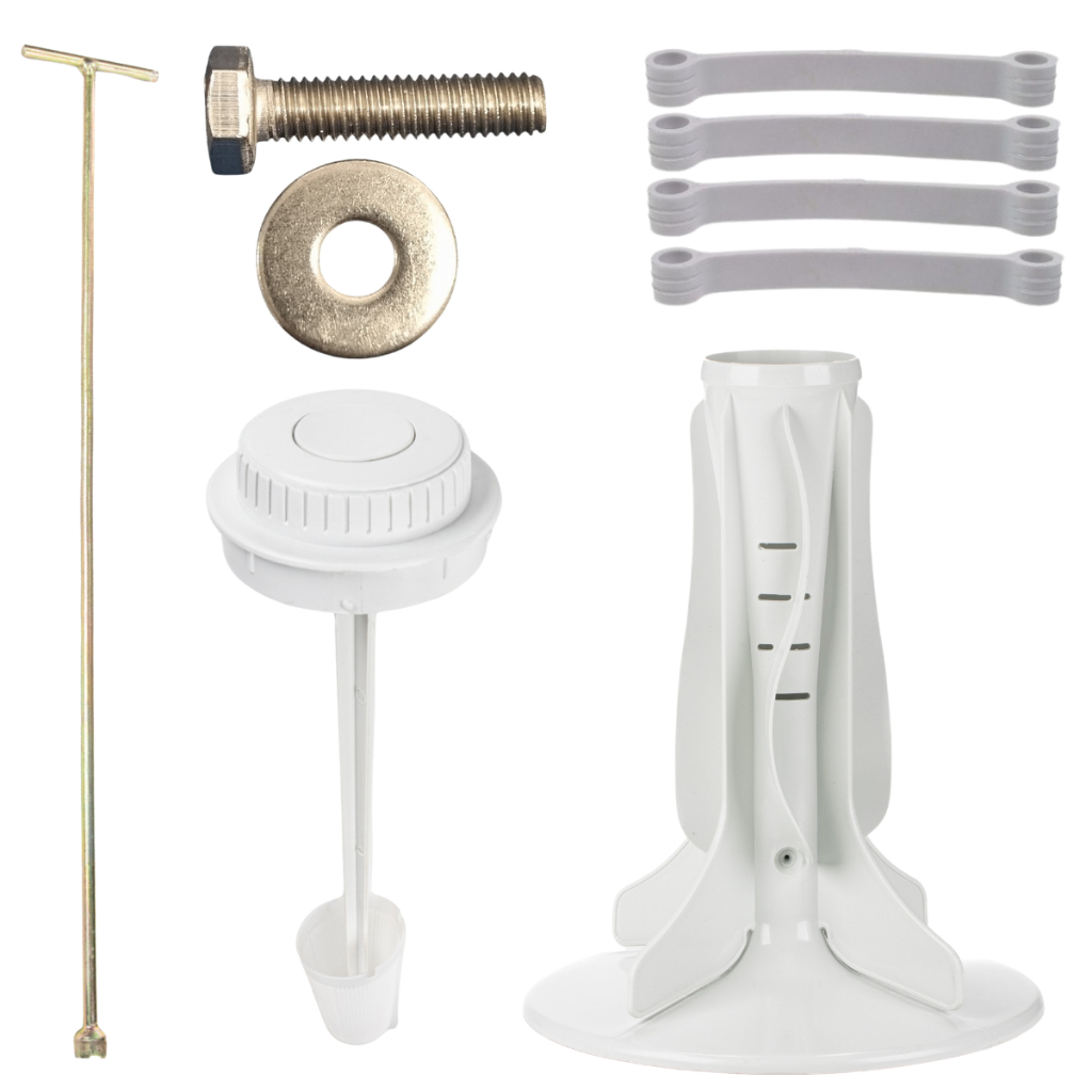 Kit Reparo Agitador, Filtro Dispenser, Chave T, Parafuso, Tirantes Lavadora Similar Brastemp Consul
