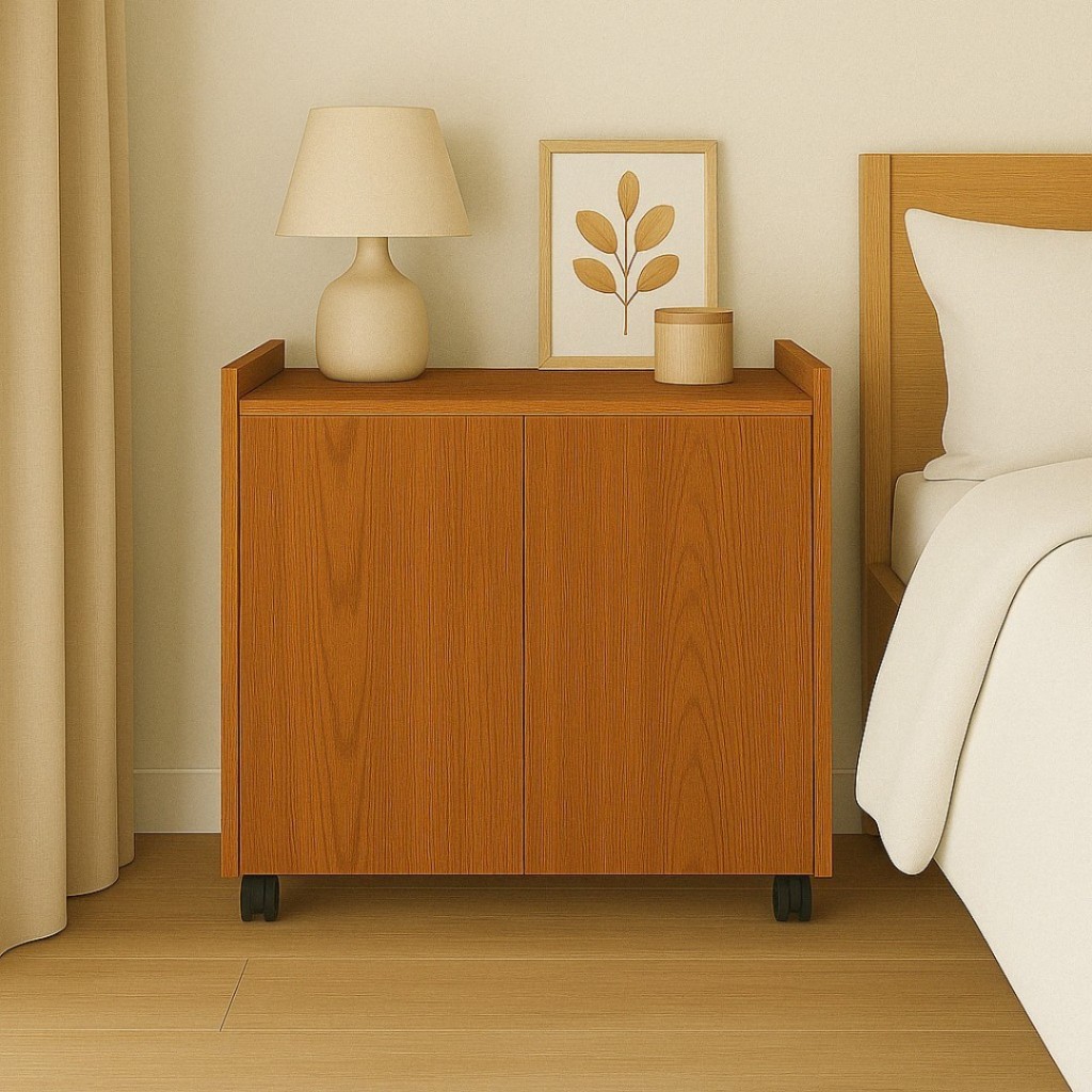 Armário Organizador Mini Comoda Quarto Com Rodízio e 02 Portas em Oferta na Shopee