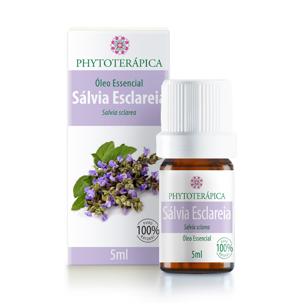 Phytoterápica Óleo Essencial Sálvia Esclareia 5ml – Natural – Aromaterapia, Equilíbrio e Bem-Estar​ em Oferta na Shopee