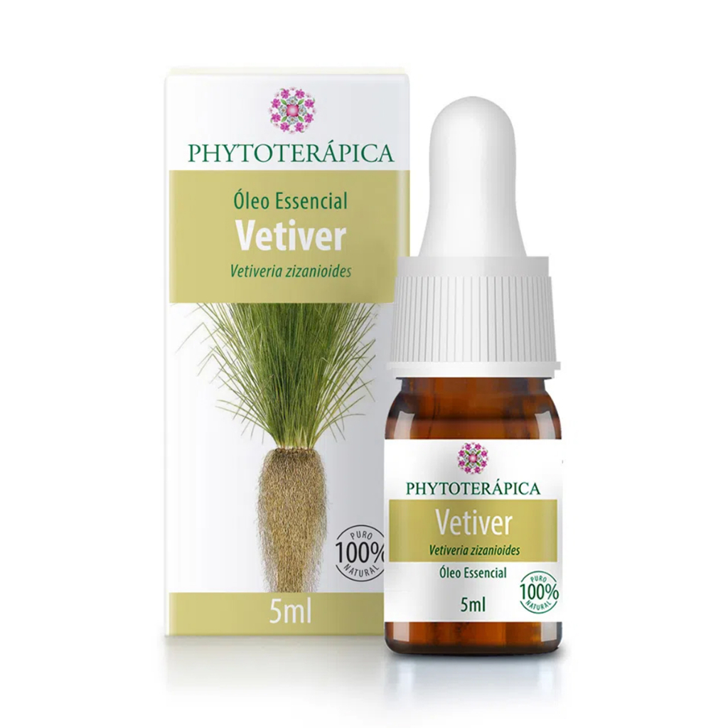 Phytoterápica Óleo Essencial Vetiver 5ml – Natural – Aromaterapia, Equilíbrio e Bem-Estar em Oferta na Shopee