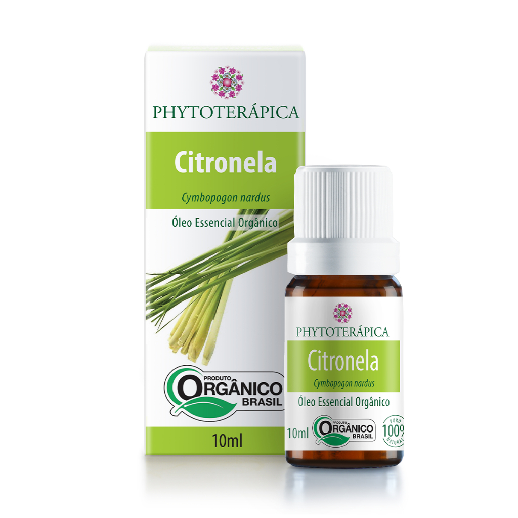 Phytoterápica Óleo Essencial Citronela 10ml – Natural – Repelente Natural e Revitalizante em Oferta na Shopee