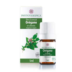 Phytoterápica Óleo Essencial Orégano 5ml – Imunidade, Antisséptico, Equilíbrio Emocional