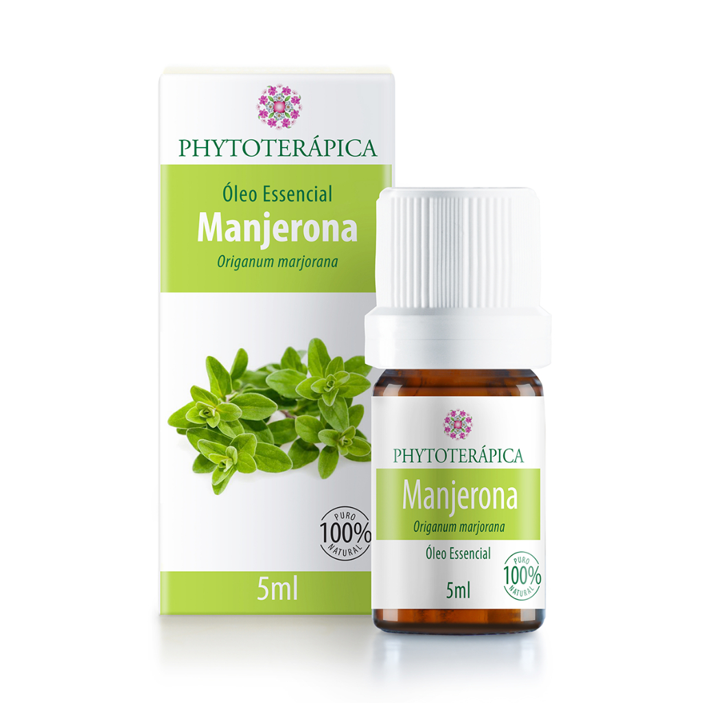 Phytoterápica Óleo Essencial Manjerona 5ml – Relaxamento, Alívio Muscular, Sono Tranquilo em Oferta na Shopee