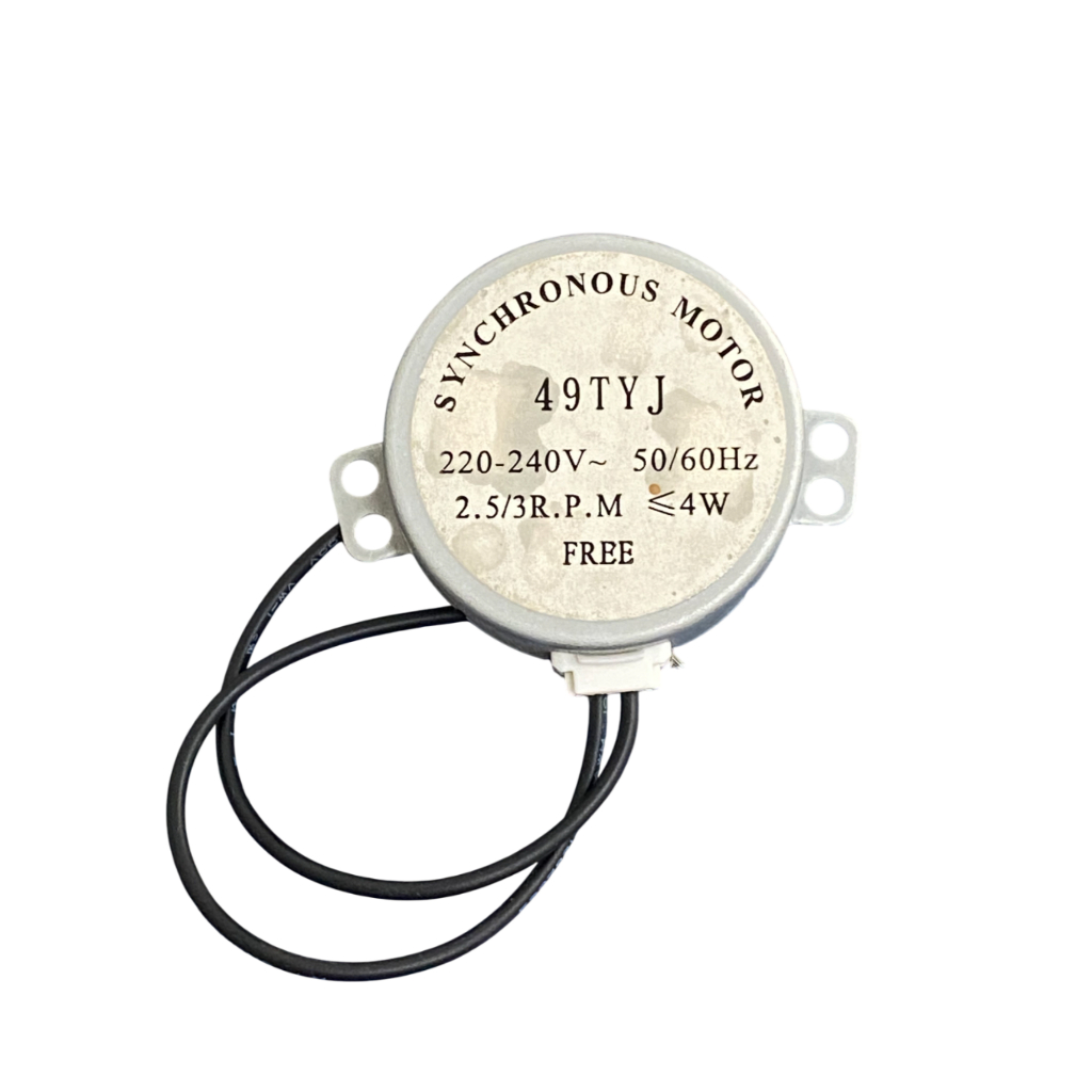 Motor microondas 49tyj 220v 4w 2.5rpm eixo ferro prato giratório