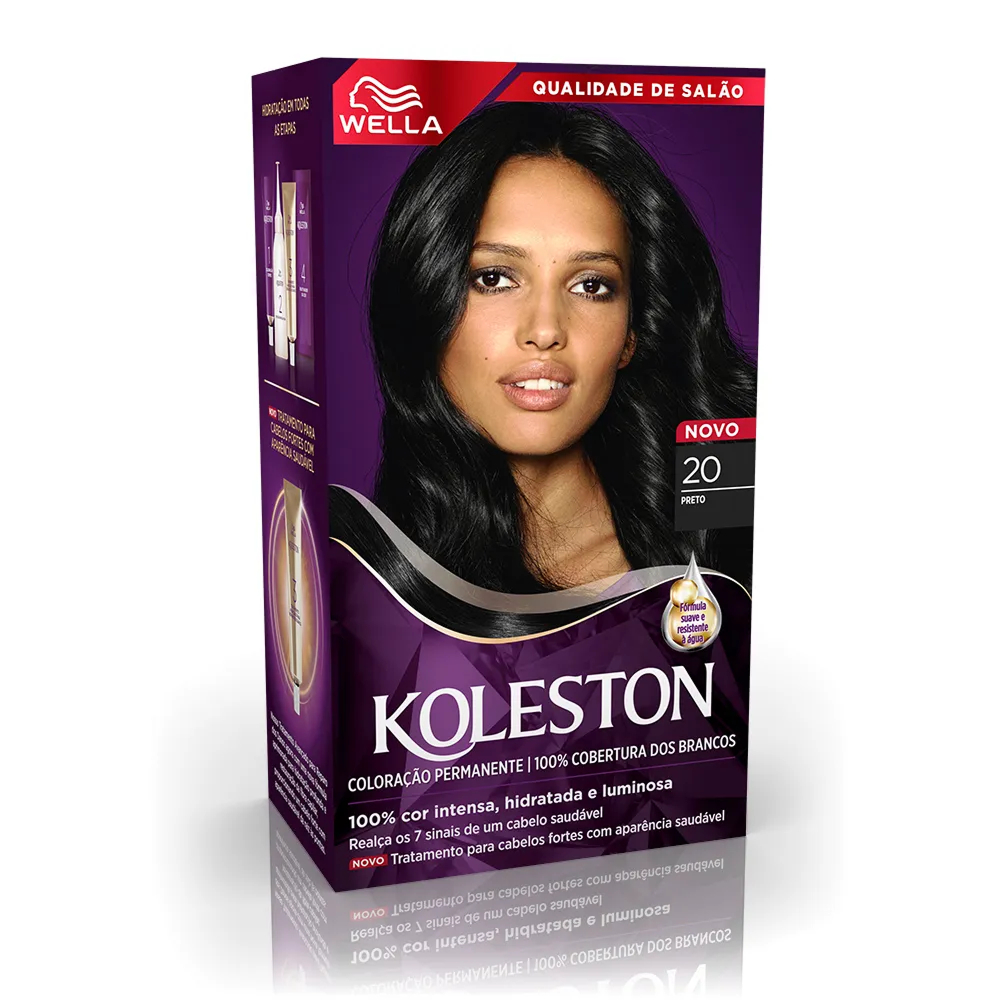 Tintura de Cabelo Koleston Cor 20 Preto em Oferta na Shopee